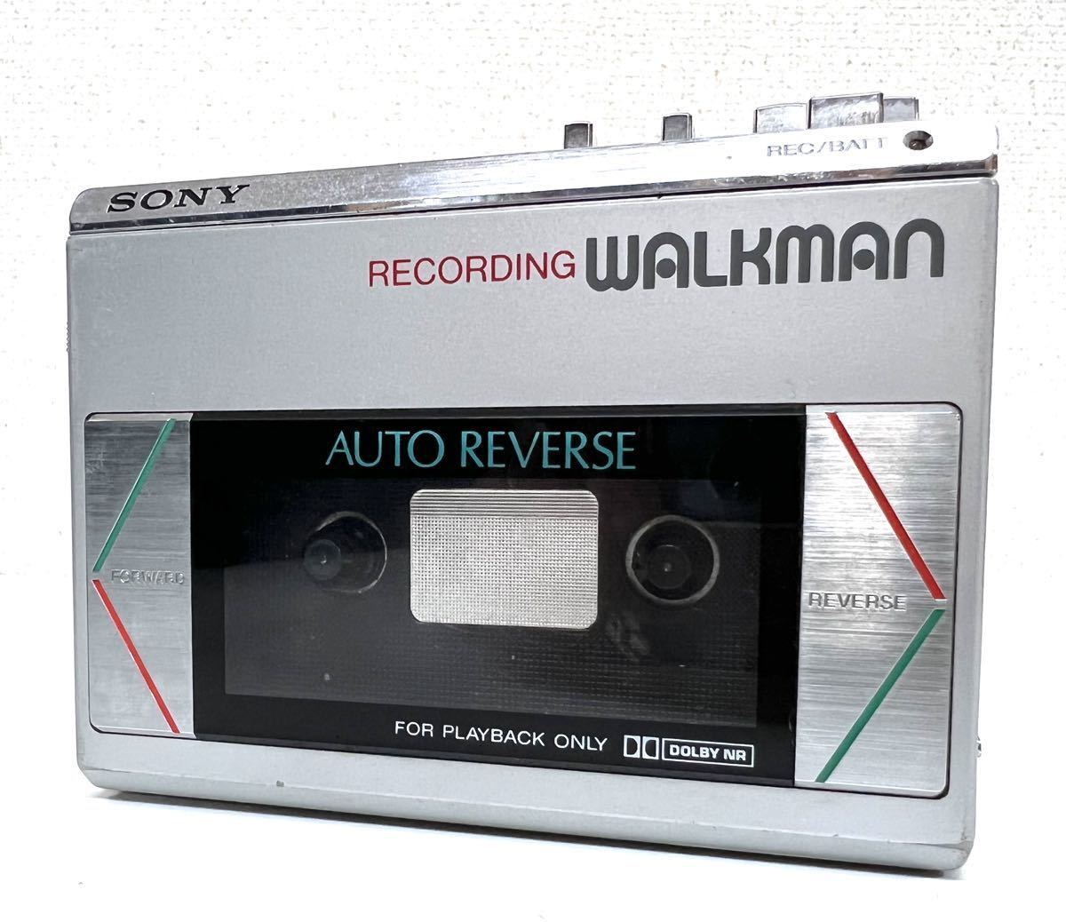 ☆送料無料 SONY RECORDING WALKMAN カセットレコーダー WM-R55 動作品