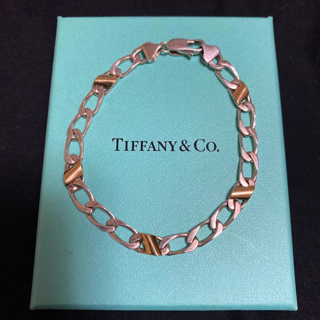 海外並行輸入正規品  Tiffany Co. DK14 ブレスレット ゴールド 喜平 ティファニー 未使用 希少 - ブレスレット+バングル -  raffles.mn