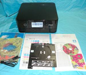 ★送料無料 動作保証有 EPSON エプソン インクジェット複合機 EP-881AB メンテナスボックス交換済・メンテ済 動作OK インク満タン ★