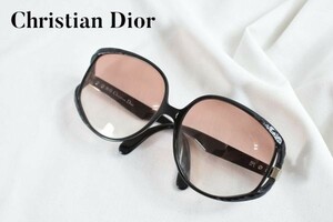 AW A1646 Christian Dior クリスチャンディオール カラーレンズ サングラス メガネ 大きなサイズ ブラック ゴールド金具