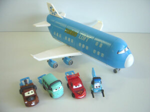 *Hwa12Az The Cars 2 jumbo eba let all 6 kind Cars2 airplane Disney *TAKARATOMYARTS*300 jpy =010548_c