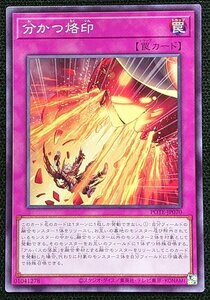 【遊戯王】分かつ烙印(ノーマル)POTE-JP070 x3枚セット