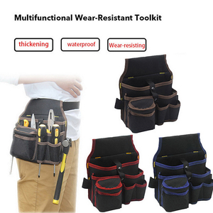 新商品 電気技師のベルトバッグ ハイ容量ツールバッグ ポケット付き ラップトップ 家庭用収納バッグ