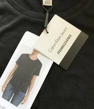 新品 M ★ Calvin Klein Jeans レディース 半袖 ニット US-S ブラック 黒 タイフロント Tシャツ カルバンクライン ジーンズ CK コストコ_画像6