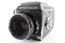 Z959916 ZENZA BRONICA ゼンザブロニカ S2 後期 中判 フィルムカメラ 日本光学 NIKKOR-P 1:2.8 f=75mm ジャンク_画像10
