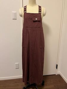 オーバーオール デニムオールインワン ワイドパンツ サロペット サマンサモスモス