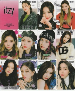 ☆New！■ITZY/イッジ/イッチ■写真付【透明カード25枚】☆韓国イェジ/リア/リュジン/チェリョン/ユナ