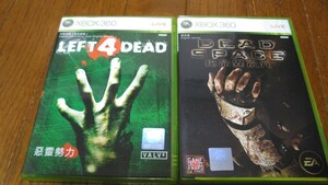　タイムセール　中古２本セット【Xbox 360】 LEFT 4 DEAD、DEAD SPACE