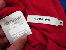 nonnative ノンネイティブ コットンプレーンニット 赤 2_画像3