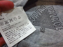 DSM購入 PALACE SKATEBORDS パレス RUNNING THING T-SHIRT プリント Tシャツ 灰 グレー GRAY M_画像3