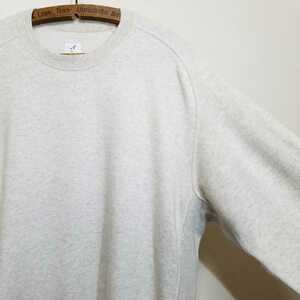 《メンズL / オートミール》19800円 アナトミカ 吊り編み 綿100% フリーダムスリーブ リバースウィーブ スウェット パーカー トレーナー