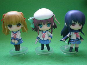 【ねんどろいどぷち】Angel Beats! セット01「ゆり,椎名,遊佐」