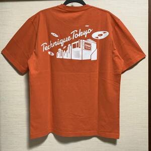 UNIQLO ユニクロ MEN ブランズ　ザ・ワールド・オブ・レコード・ストアズ UT Tシャツ TECHNIQUE オーバーサイズフィット L オレンジ 未着用