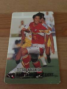 中西哲生(名古屋グランパス) - 1993 SOCCER CARD(カルビー・Jリーグチップス)