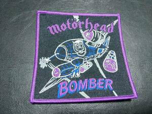 MOTORHEAD 刺繍パッチ ワッペン BOMBER モーターヘッド / metallica slayer venom exodus testament iron maiden angel witch