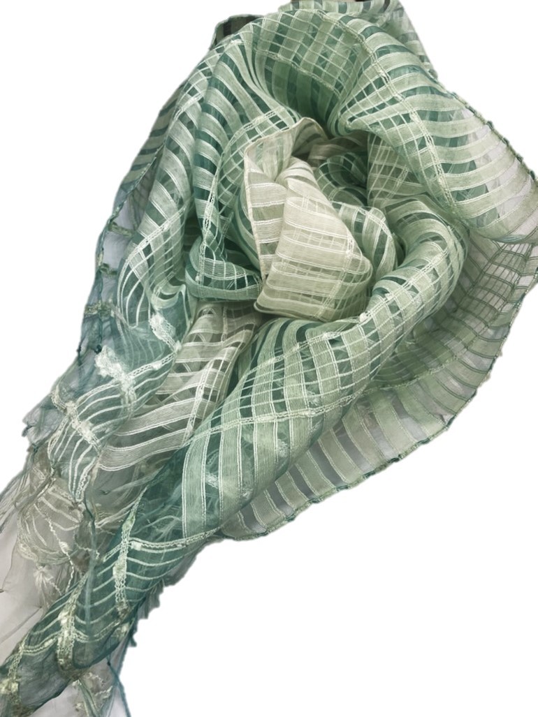 新品 GUCCI シルバーグレー シルク混 ストール|PayPayフリマ