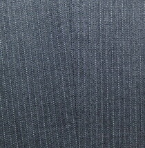 ■新品 GRUECK 春夏ウールアジャスタ付1タック 極みのメリノ 灰/ピンストライプ W124_画像3