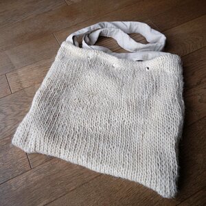  knitted shoulder bag sakoshu