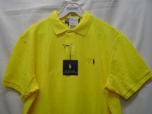 送料無料 セール 30% off ポロラルフローレン鹿の子 ポロシャツ カスタム半袖 黄 L メンズ レディース 人気 おすすめ