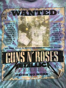 Guns n' Roses × Metallica × Faith No More ヴィンテージ バンドＴ stone temple pilots kiss marilyn manson rage against the machine