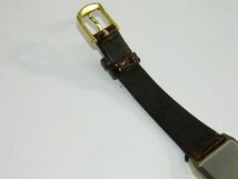 動作品 RADO DIASTAR レディース 腕時計 133.9505.3 2針 デイト 女性用 クォーツ SS ゴールド系 ラドー ダイヤスター 中古 USED品_画像9