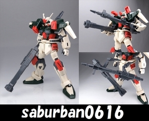 G0116完成品 1/144 HG バスターガンダム 機動戦士ガンダムSEED GAT-X103 連合軍MS 重装 砲撃用 試作 支援機 ガンプラ バンダイ 大河原邦男