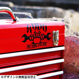 RUDO TOOL sticker middle aluminium KTC3 step 2 step tool box ratchet screwdriver Snap-on Snap On Mac tool zMAC TOOLS tool box .