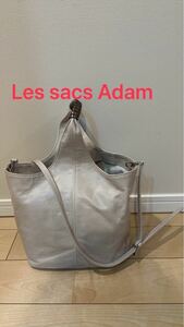 Les sacs Adam ルサックアダム　レザー2wayバック