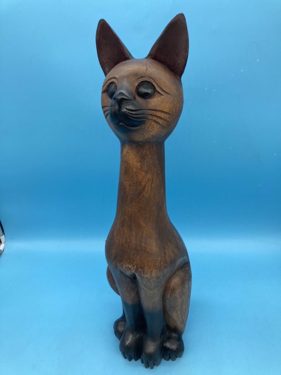 ヤフオク! -「猫 木彫り」(アンティーク、コレクション) の落札相場