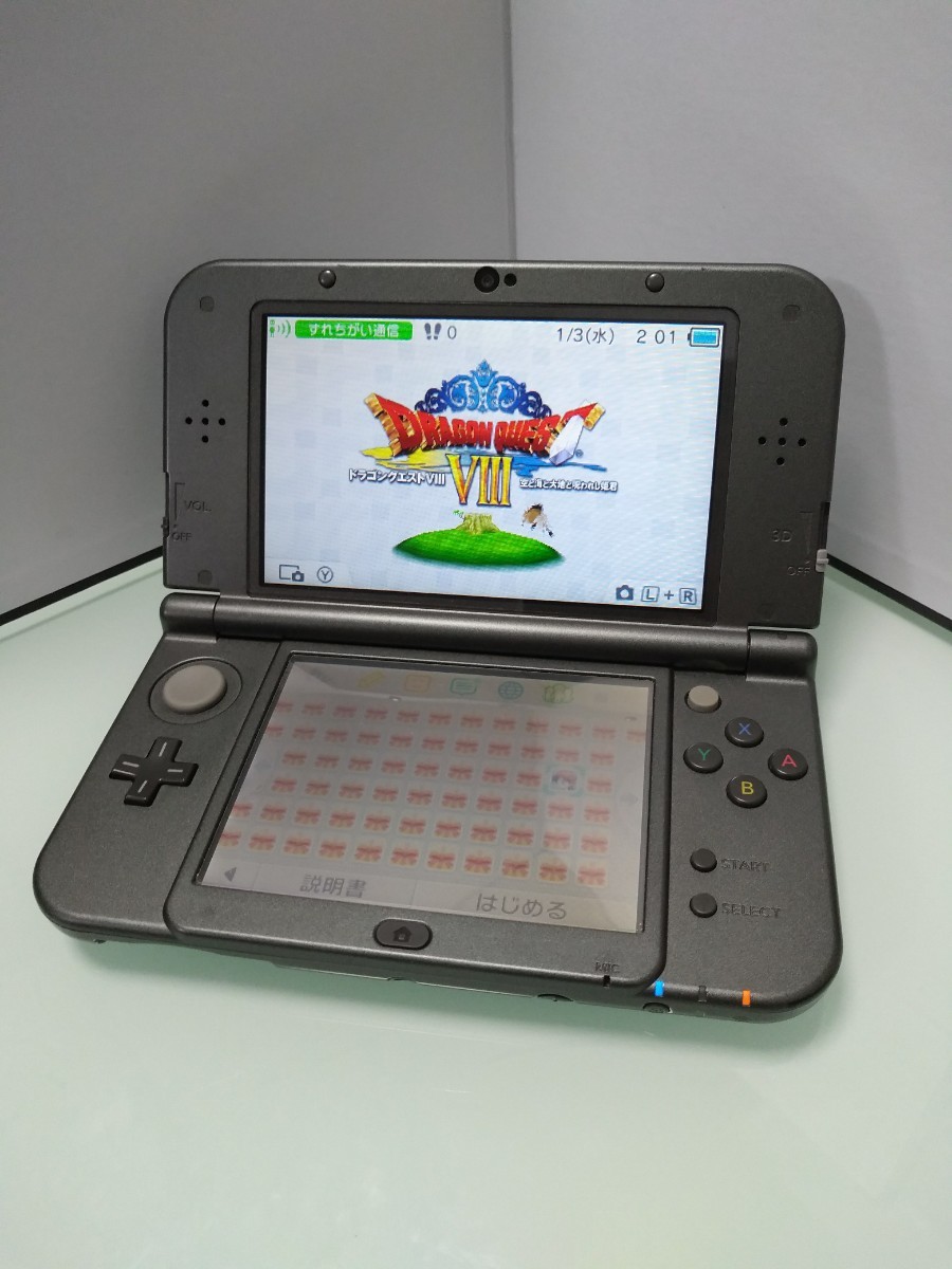 3DS LL パールホワイト本体/ドラクエ8/ドラクエ11/ポケモンサン セット