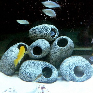 CHQ907#シクリッドストーン ロック 洞窟 水槽 魚 タンク 池 オーナメント 金魚 熱帯魚 フィッシュ