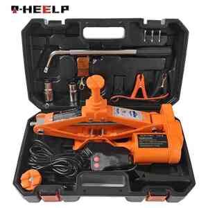 ...3 ton electric auto lifting tool electric car Jack 12V manual wrench wireless remote lift tool attaching 