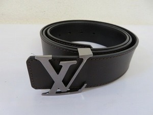 BCM6★ルイ・ヴィトン/LOUIS VUITTON ベルト サンチュール LVイニシャル LVロゴバックル M9887 製造番号 CT3186 ルイヴィトン