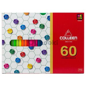 コーリン色鉛筆 colleen 775六角 60色紙箱入り色鉛筆