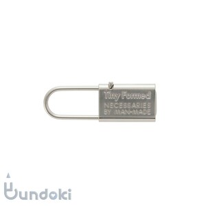 Tiny Formed/タイニーフォームド metal key chain (silver)