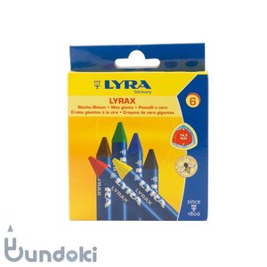 LYRA/リラ ワックスジャイアントクレヨン LYRAX 6色入り790/E6