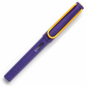 Lamy Ramie Safari Fountain Pen Violet Yellow Clip (M Medium) ограниченное количество