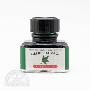 J.Herbin L van traditional ink * bottle ( ivy green )