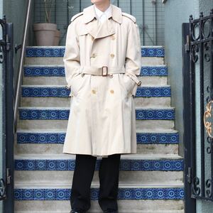 Aquascutum GABARDINE COTTON TRENCH COAT WITH WOOL LINER Aquascutum wool liner attaching gyaba Gin cotton trench coat 