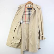 BURBERRY LONDON GABARDINE COTTON TRENCH COAT MADE IN JAPAN/バーバリーロンドンギャバジンコットントレンチコート_画像6