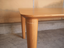 柏木工 ダイニングテーブル 210cm オーク/ナラ材 国産 飛騨の家具 食卓 低め 高さ65cm_画像7