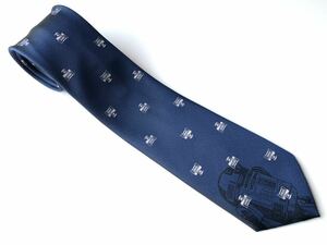 [ ultimate beautiful goods ]STAR WARS Star Wars necktie navy navy blue R2-D2 total pattern 