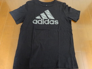 adidas☆アディダス　半袖Tシャツ　黒　150