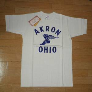 ☆新品 フリーホイーラーズ Tシャツ "AKRON"" (36) STRAW CREAM / FREEWHEELERS