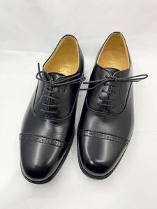 バーバリー　ビジネスシューズ　ストレートチップ　ブラック　未使用品　24EEEE 革靴　メンズ　内羽　レザー　