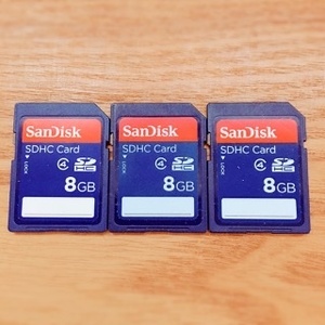 SanDisk 8GB SDメモリーカード