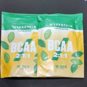 【送料無料】マイプロテイン BCAA　2:1:1 ゆず グリーンティ 250g 2袋 Total 500g　YUZU 柚子 Green Tea