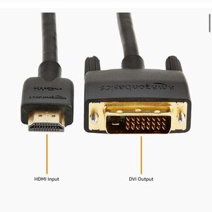 Amazonベーシック HDMI-DVI 変換ケーブル 0.9m HDMI HDMI変換