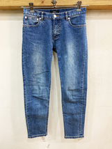 Q47★A.P.C/アーペーセー JEAN ETROIT COURT ストレートテーパードデニム レディースサイズ26 ブルー デニムパンツ 美シルエット 良品★_画像1