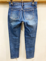 Q47★A.P.C/アーペーセー JEAN ETROIT COURT ストレートテーパードデニム レディースサイズ26 ブルー デニムパンツ 美シルエット 良品★_画像5